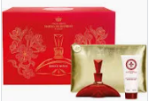 Kit Perfume Marina de Bourbon ROUGE ROYAL Fem EDP  100ml + Body Lotion Corporal 100ml + Necessarie Luxo Dourada