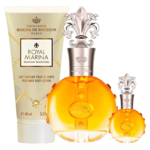 Kit Perfume Marina de Bourbon ROUGE ROYAL Fem EDP  100ml + Body Lotion Corporal 100ml + EDP 7,5ml